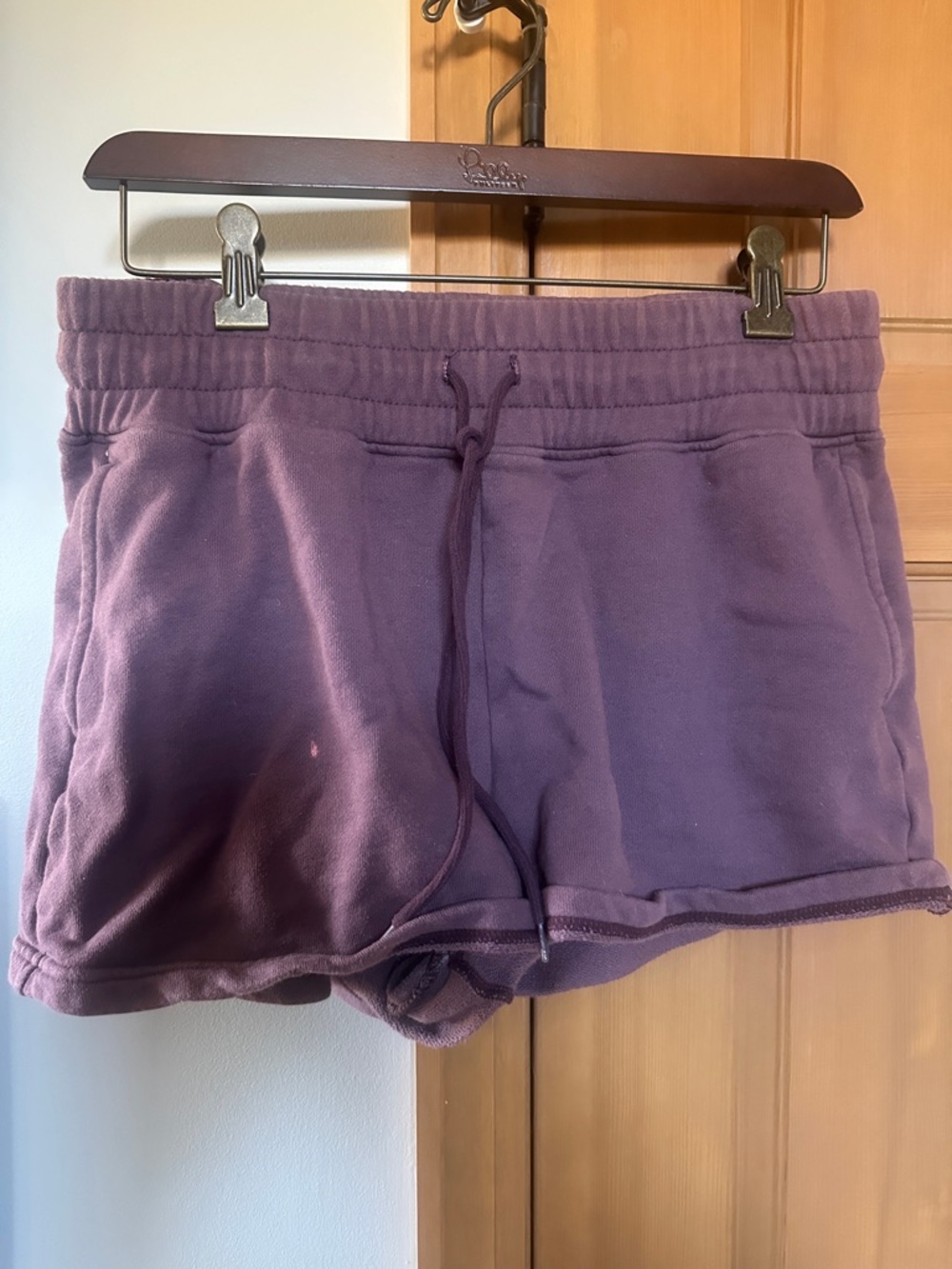 Stoic Cozy Drawstring Shorts - Plum